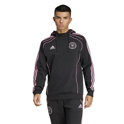 Men's adidas Black Inter Miami CF 2025 Travel Pullover Hoodie