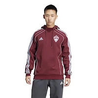 Men's adidas Burgundy Colorado Rapids 2025 Travel Pullover Hoodie