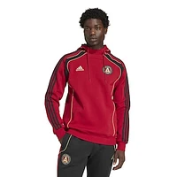 Men's adidas Red Atlanta United FC 2025 Travel Pullover Hoodie