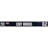 Cody Morris New York Yankees Player-Issued #82 Navy Nameplate from 2024 MLB Spring Training