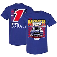 Men's JR Motorsports Official Team Apparel Blue Sam Mayer RTIC Car T-Shirt