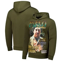 Unisex Reason Pablo Escobar Olive Historical Figures Cover Pullover Hoodie
