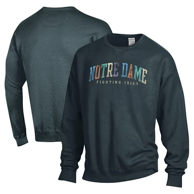 Unisex ComfortWash Gray Notre Dame Fighting Irish Oversized Pullover Sweatshirt