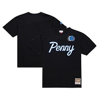 Men's Mitchell & Ness Penny Hardaway Black Orlando Magic Premium Nickname T-Shirt