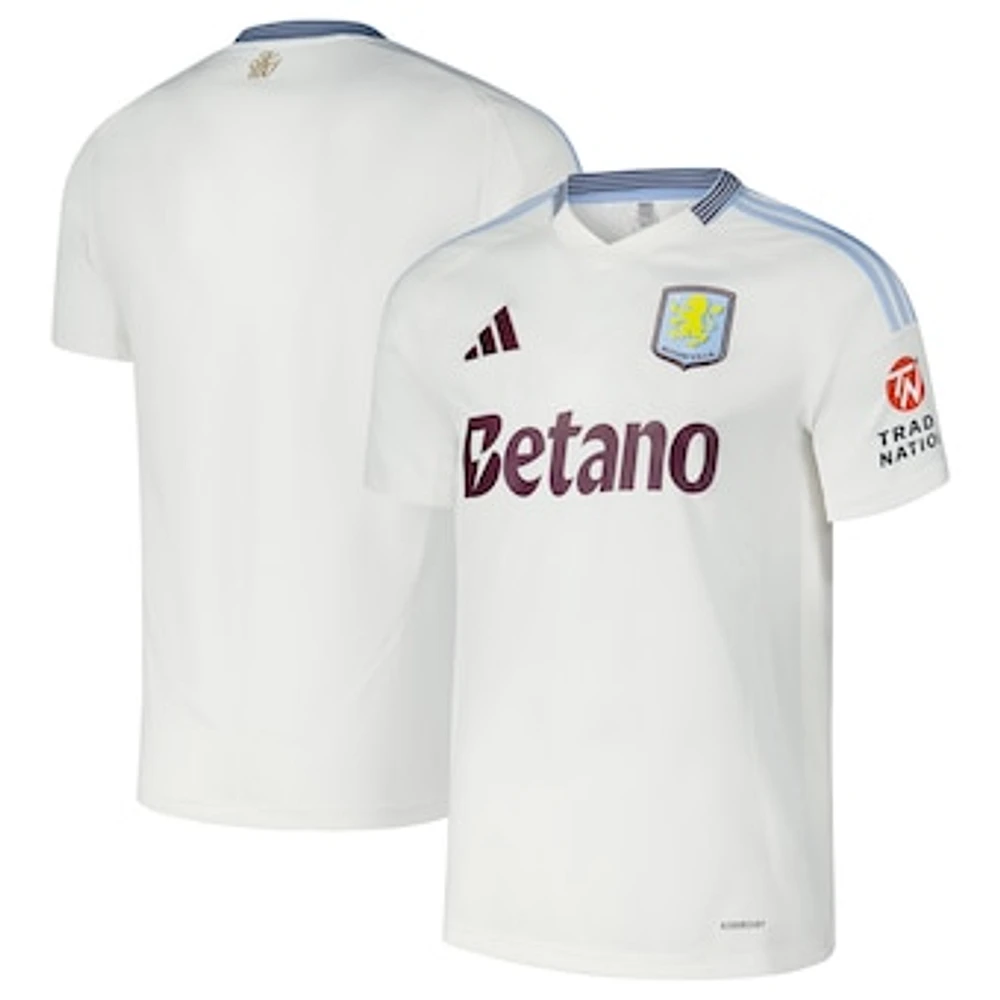 Men's adidas White Aston Villa 2024/25 Away Replica Jersey