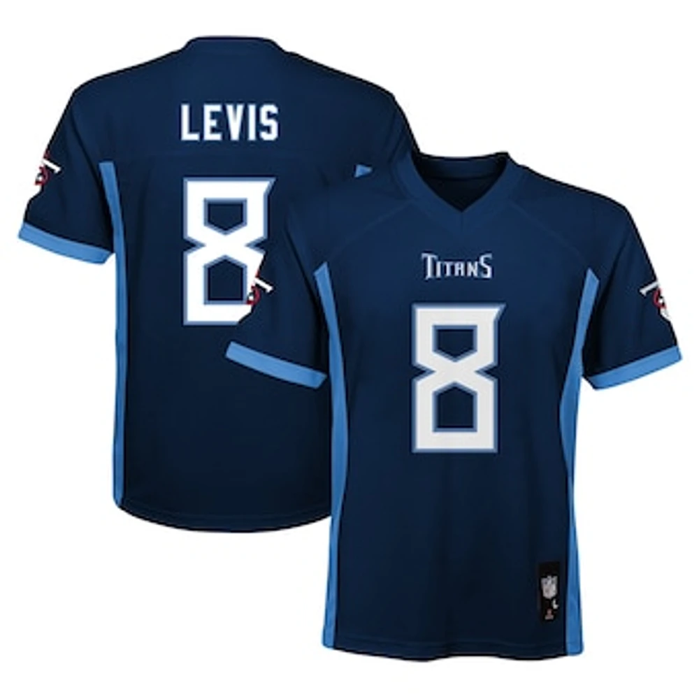 Youth Will Levis Navy Tennessee Titans Replica Player Jersey