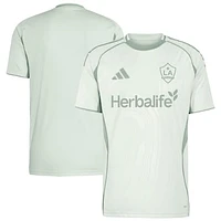 Men's adidas Light Green LA Galaxy 2025 One Planet Pre-Match Top