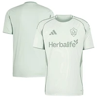 Men's adidas Light Green LA Galaxy 2025 One Planet Pre-Match Top
