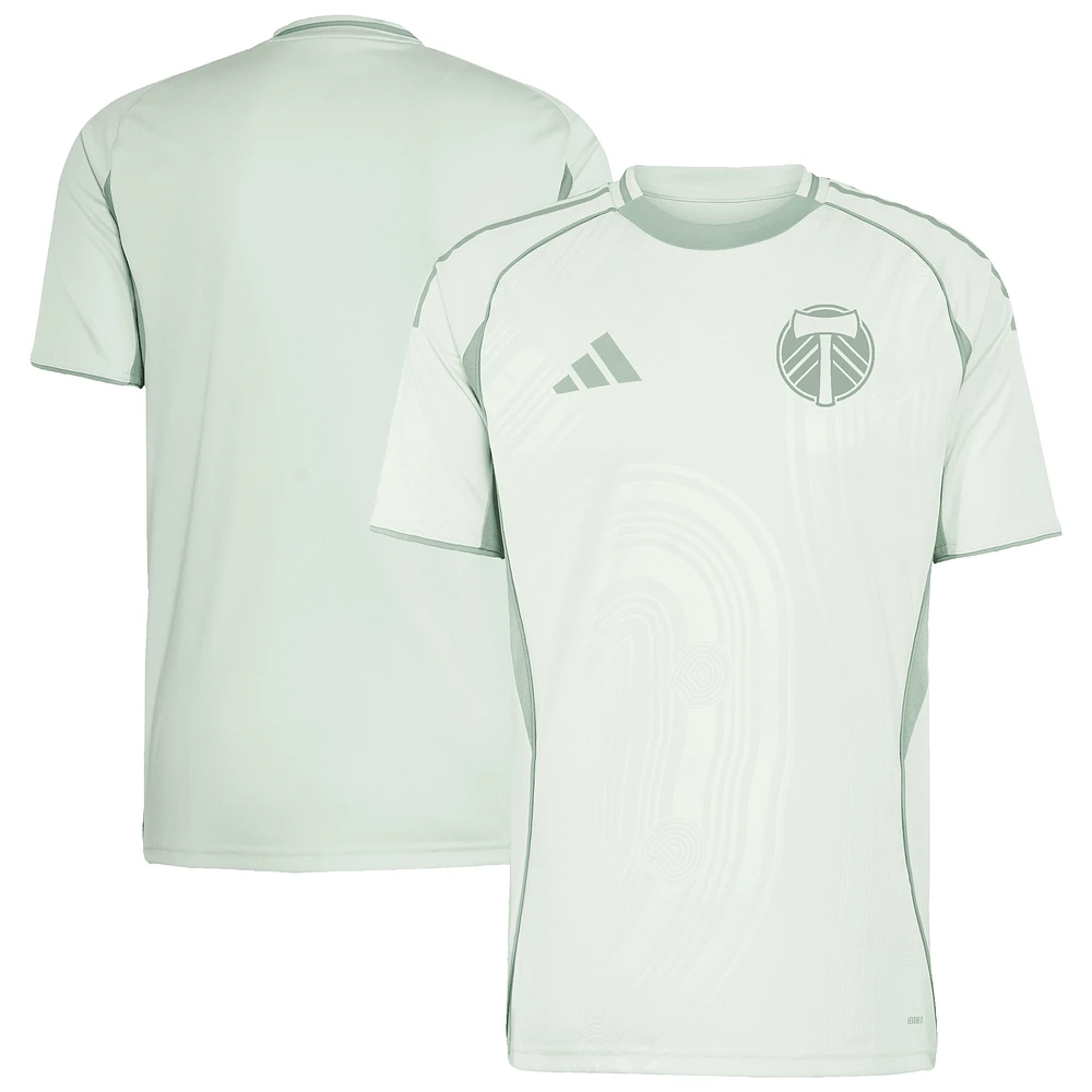 Men's adidas Light Green Portland Timbers 2025 One Planet Pre-Match Top