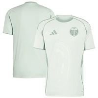 Men's adidas Light Green Portland Timbers 2025 One Planet Pre-Match Top