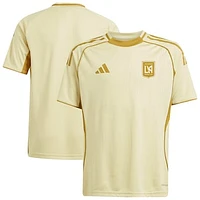 Youth adidas Tan LAFC 2025 One Planet Pre-Match Top