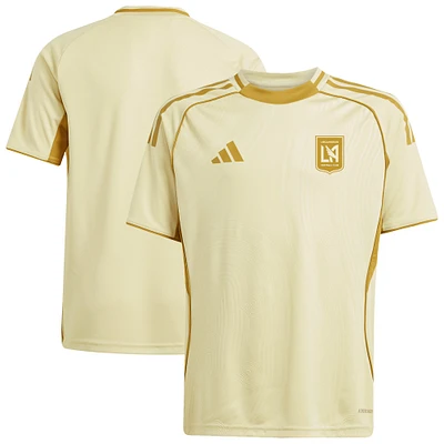 Youth adidas Tan LAFC 2025 One Planet Pre-Match Top