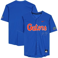 Jac Caglianone Florida Gators Autographed Royal Nike Replica Jersey