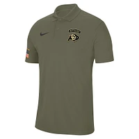 Men's Nike  Olive Colorado Buffaloes Military Appreciation Tour Performance Polo