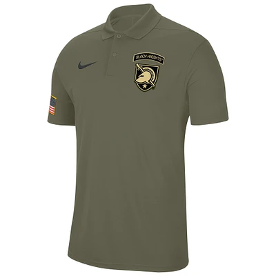 Men's Nike  Olive Army Black Knights Military Appreciation Tour Performance Polo