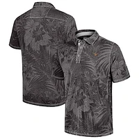 Men's Tommy Bahama Black Texas Longhorns Big & Tall Sport Santiago Paradise Polo