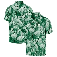 Men's Tommy Bahama Green Michigan State Spartans Big & Tall Coast Nuevo Fronds IslandZone Button-Up Shirt