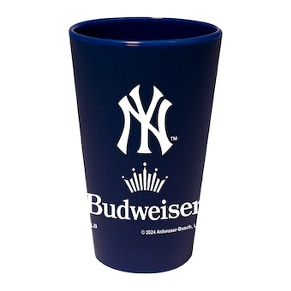 WinCraft New York Yankees MLB x Budweiser 16oz. Silicone Pint Glass