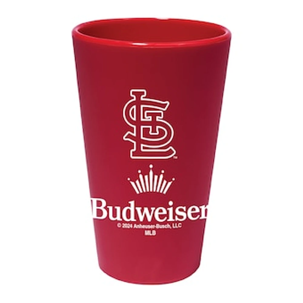 WinCraft St. Louis Cardinals MLB x Budweiser 16oz. Silicone Pint Glass