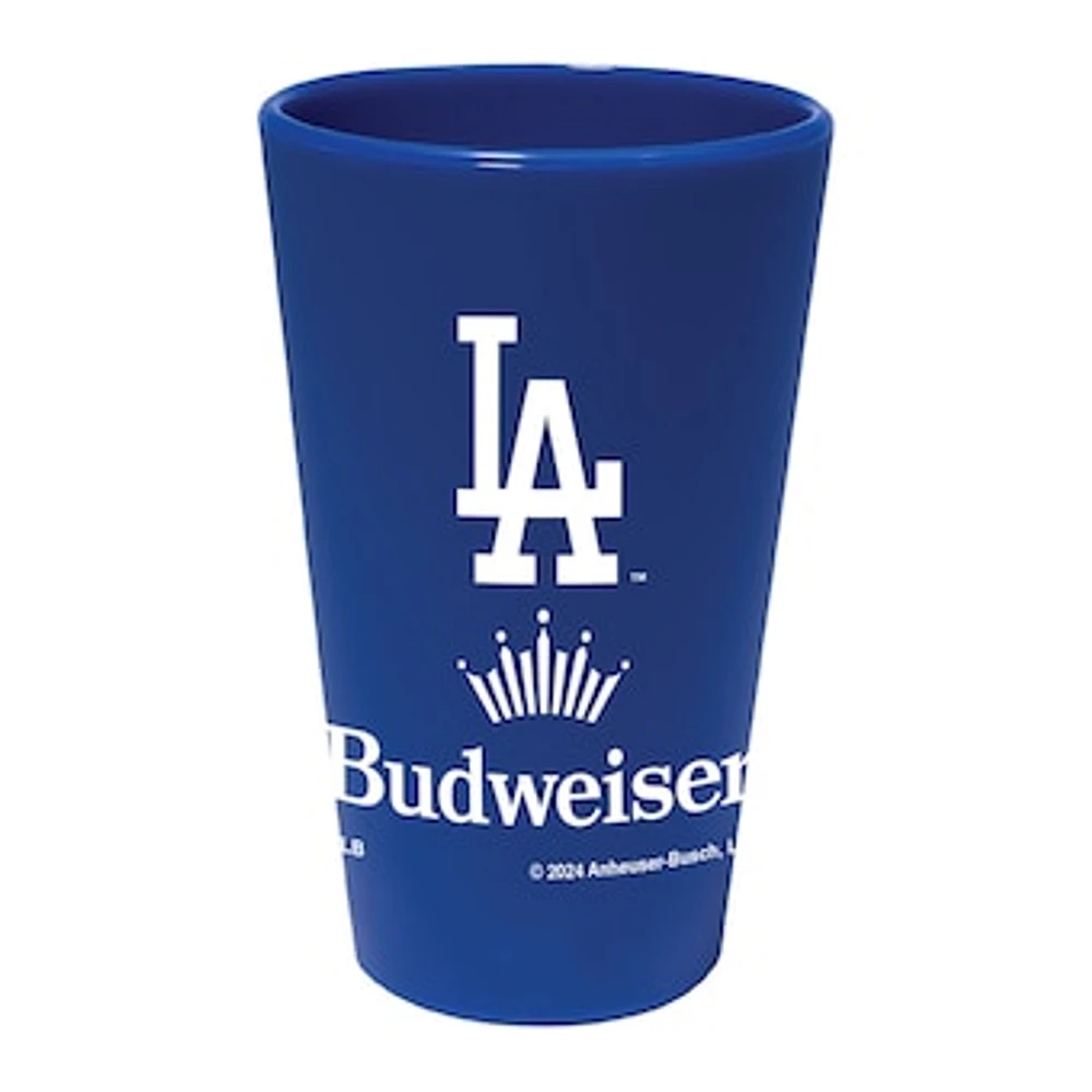 WinCraft Los Angeles Dodgers MLB x Budweiser 16oz. Silicone Pint Glass