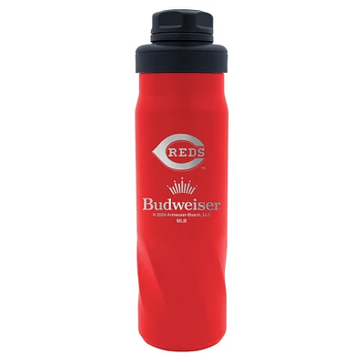 WinCraft  Cincinnati Reds 2024 MLB x Budweiser 20oz. Morgan Water Bottle