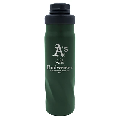 WinCraft  Oakland Athletics 2024 MLB x Budweiser 20oz. Morgan Water Bottle