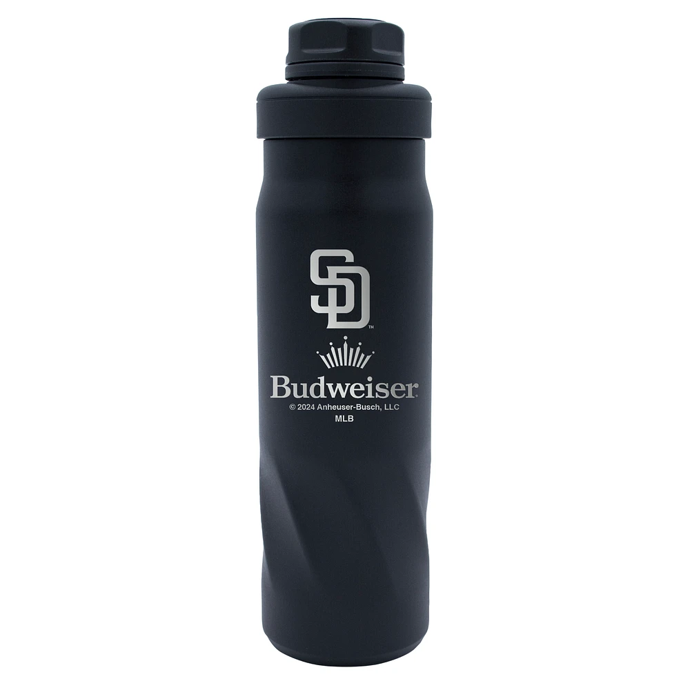 WinCraft  San Diego Padres 2024 MLB x Budweiser 20oz. Morgan Water Bottle