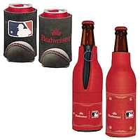 WinCraft MLB x Budweiser 2 Can Coolers & 2 Bottle Coolers