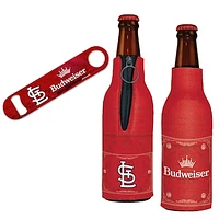 WinCraft St. Louis Cardinals MLB x Budweiser Bottle Opener & 2 Bottle Coolers