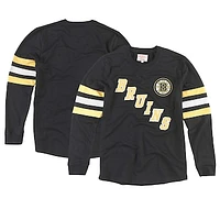 Men's American Needle Black Boston Bruins Sudbury Long Sleeve T-Shirt