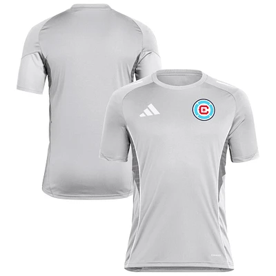 Men's adidas  Silver Chicago Fire 2025 Training Jersey