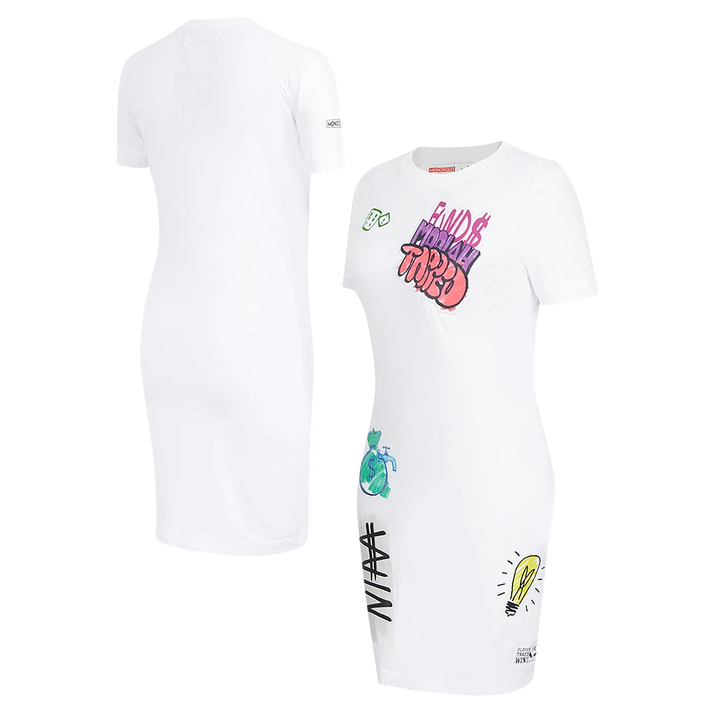 Women's Freeze Max White Monopoly Jersey Dress