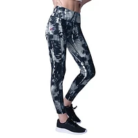 Women's MSX by Michael Strahan Navy Buffalo Bills Serena Tie-Dye Leggings