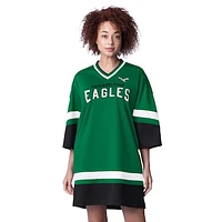 Women's Starter Kelly Green Philadelphia Eagles Slap Shot 3/4 Sleeve Sneaker Dress