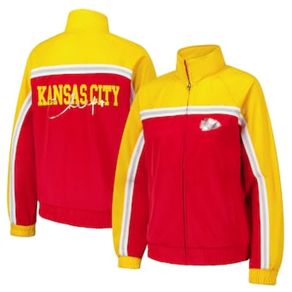 Women's G-III 4Her by Carl Banks Red Kansas City Chiefs Post Game Full-Zip Track Jacket