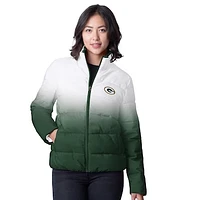 Women's G-III 4Her by Carl Banks  Green Bay Packers Overtime Ombre Full-Zip Puffer Jacket