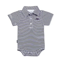 Infant Garb Navy/White Florida Atlantic Owls Carson Polo Bodysuit