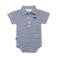 Infant Garb Navy/White Florida Atlantic Owls Carson Polo Bodysuit