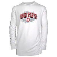 Youth Garb White Ohio State Buckeyes Jessie Long Sleeve Sunshirt