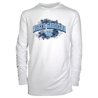 Youth Garb White North Carolina Tar Heels Jessie Long Sleeve Sunshirt