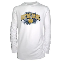 Youth Garb White Notre Dame Fighting Irish Jessie Long Sleeve Sunshirt