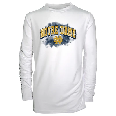 Youth Garb White Notre Dame Fighting Irish Jessie Long Sleeve Sunshirt