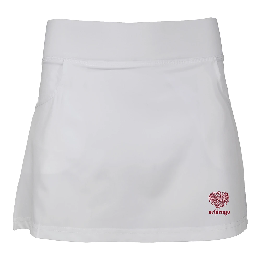Girls Toddler Garb White UChicago Maroons Sara Skort