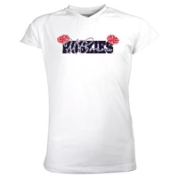 Girls Youth Garb White UConn Huskies Brittany V-Neck T-Shirt