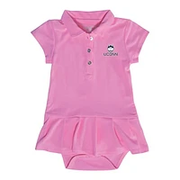 Infant Garb Pink UConn Huskies Caroline Bodysuit Dress