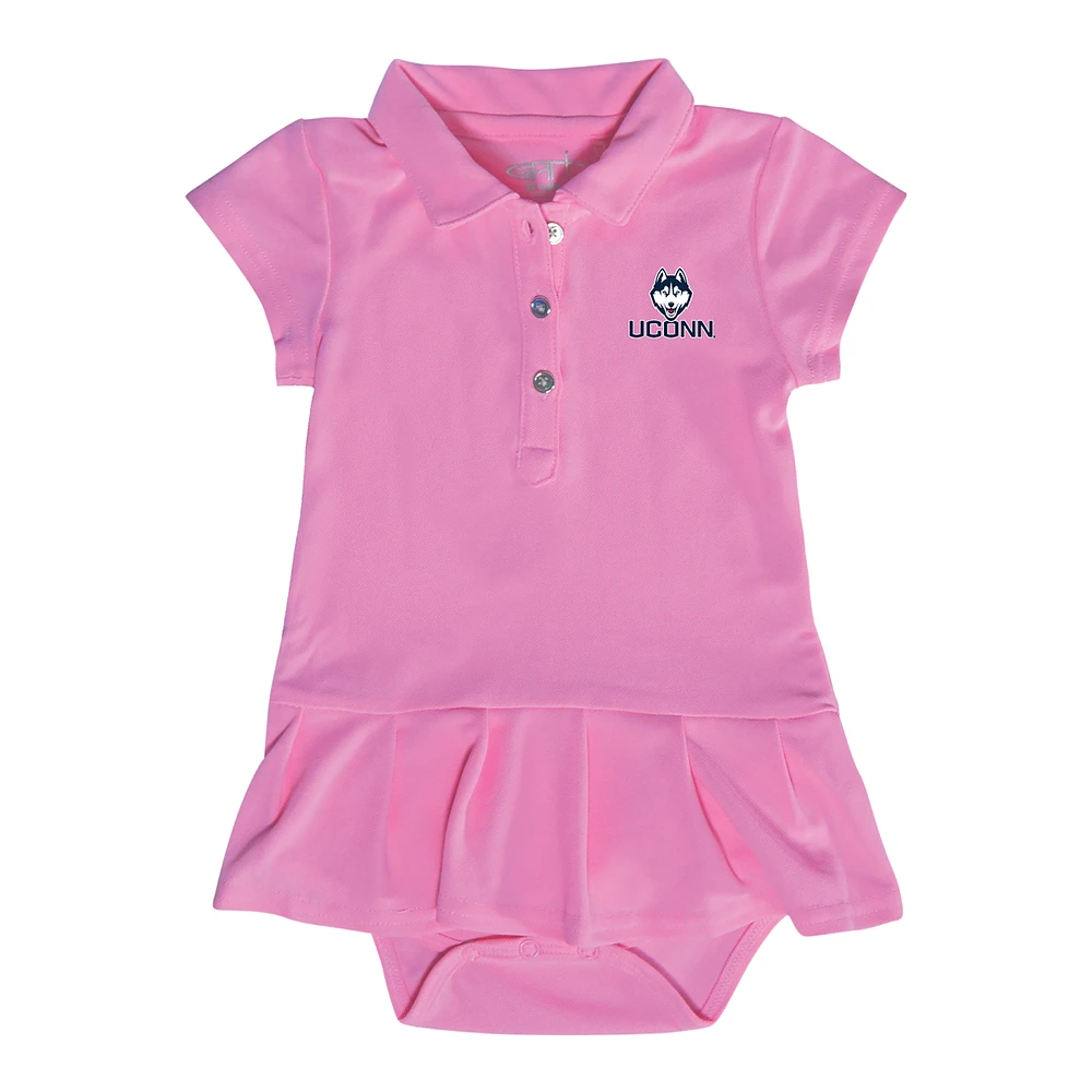 Infant Garb Pink UConn Huskies Caroline Bodysuit Dress