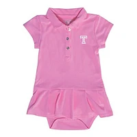 Infant Garb Pink Temple Owls Caroline Bodysuit Dress