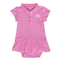 Infant Garb Pink Iowa State Cyclones Caroline Bodysuit Dress