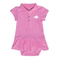 Infant Garb Pink Montana State Bobcats Caroline Bodysuit Dress