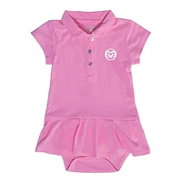 Infant Garb Pink Colorado State Rams Caroline Bodysuit Dress
